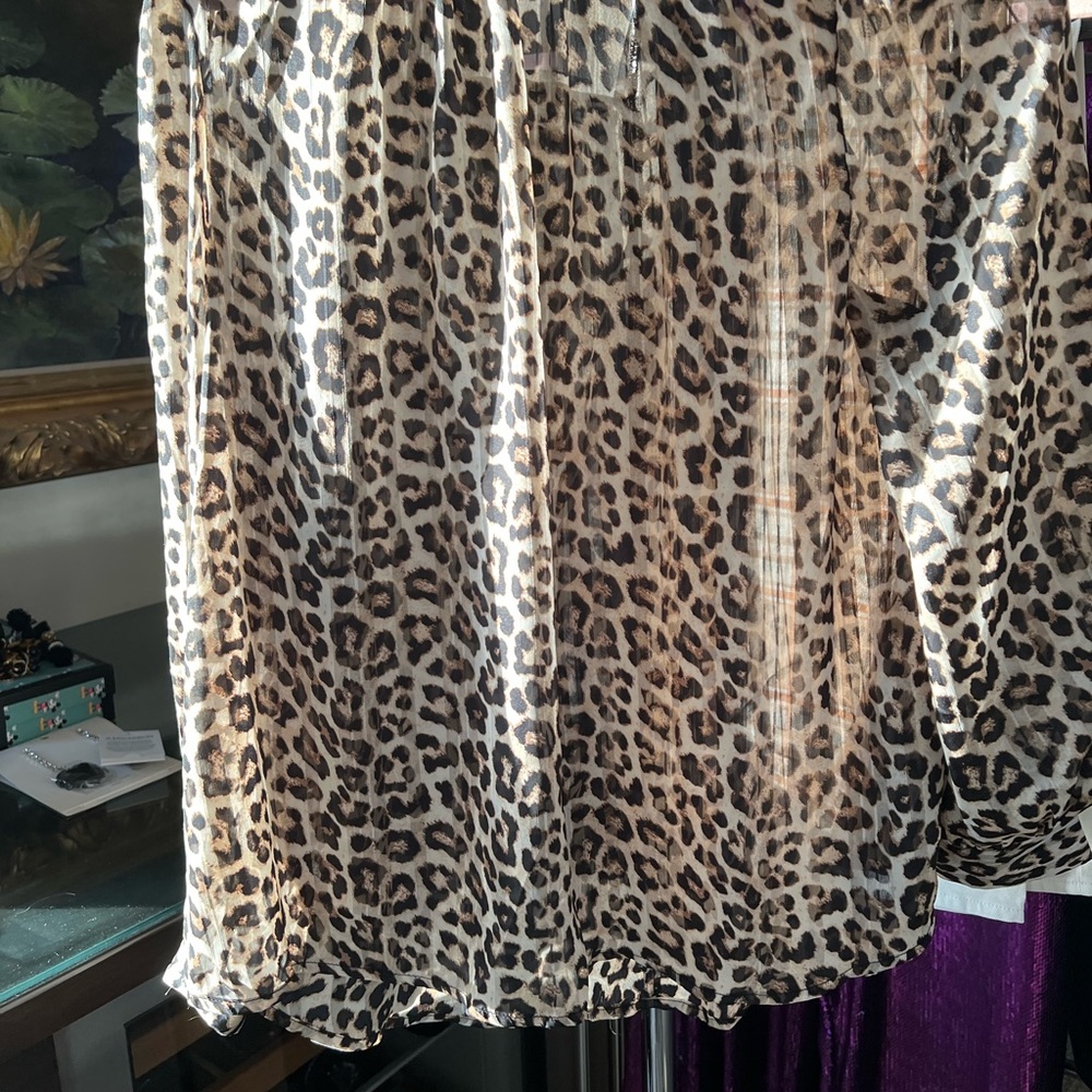 H&M Leopard Print Blouse